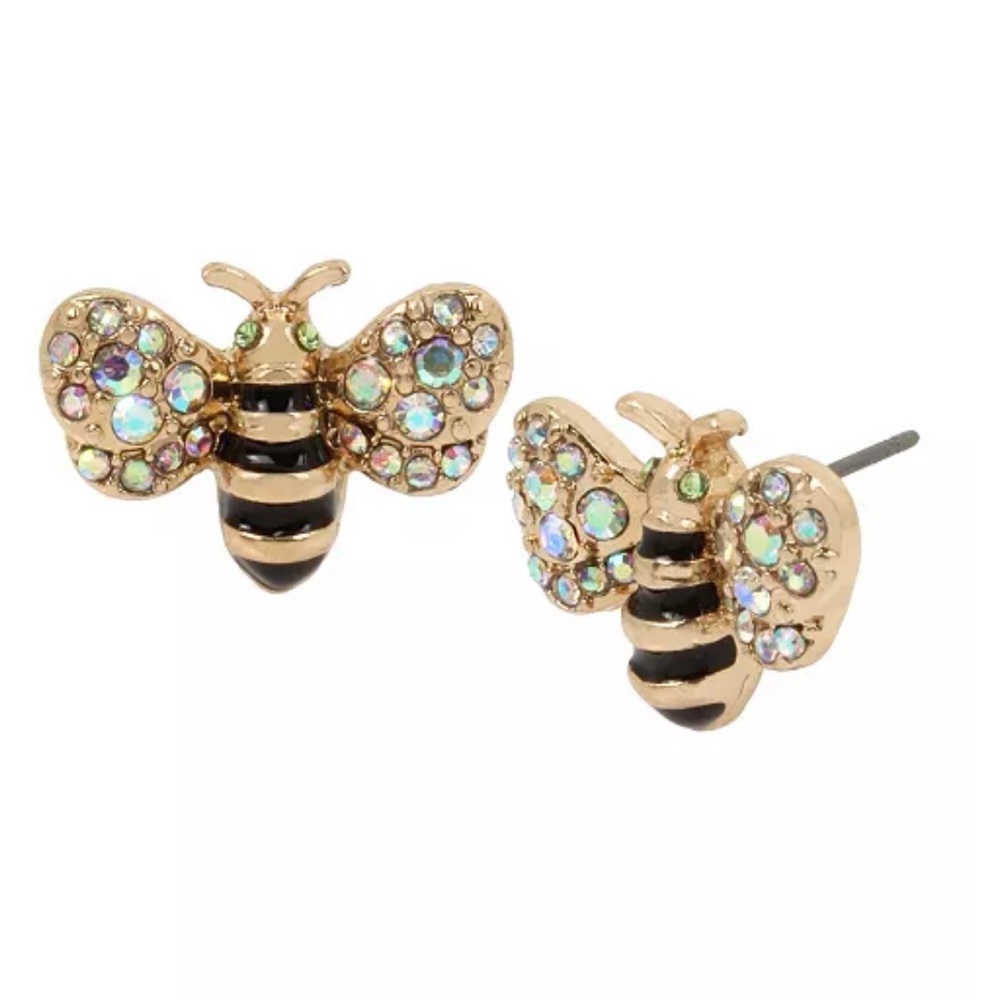 🏷$25|Betsy Johnson🐝 bumblebee earrings + box
